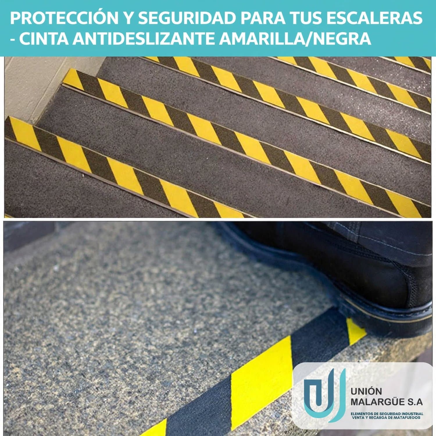 Cinta Antideslizante Cebrada Autoadhesiva 25 mm x 1 mts (imagen 3 de 3)